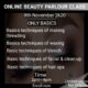 Online Beautician course