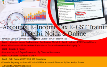 Accounting Course in Delhi, [GST Update 2024]